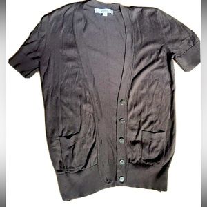 Ann Taylor, The LOFT Brown Cardigan, Size Small